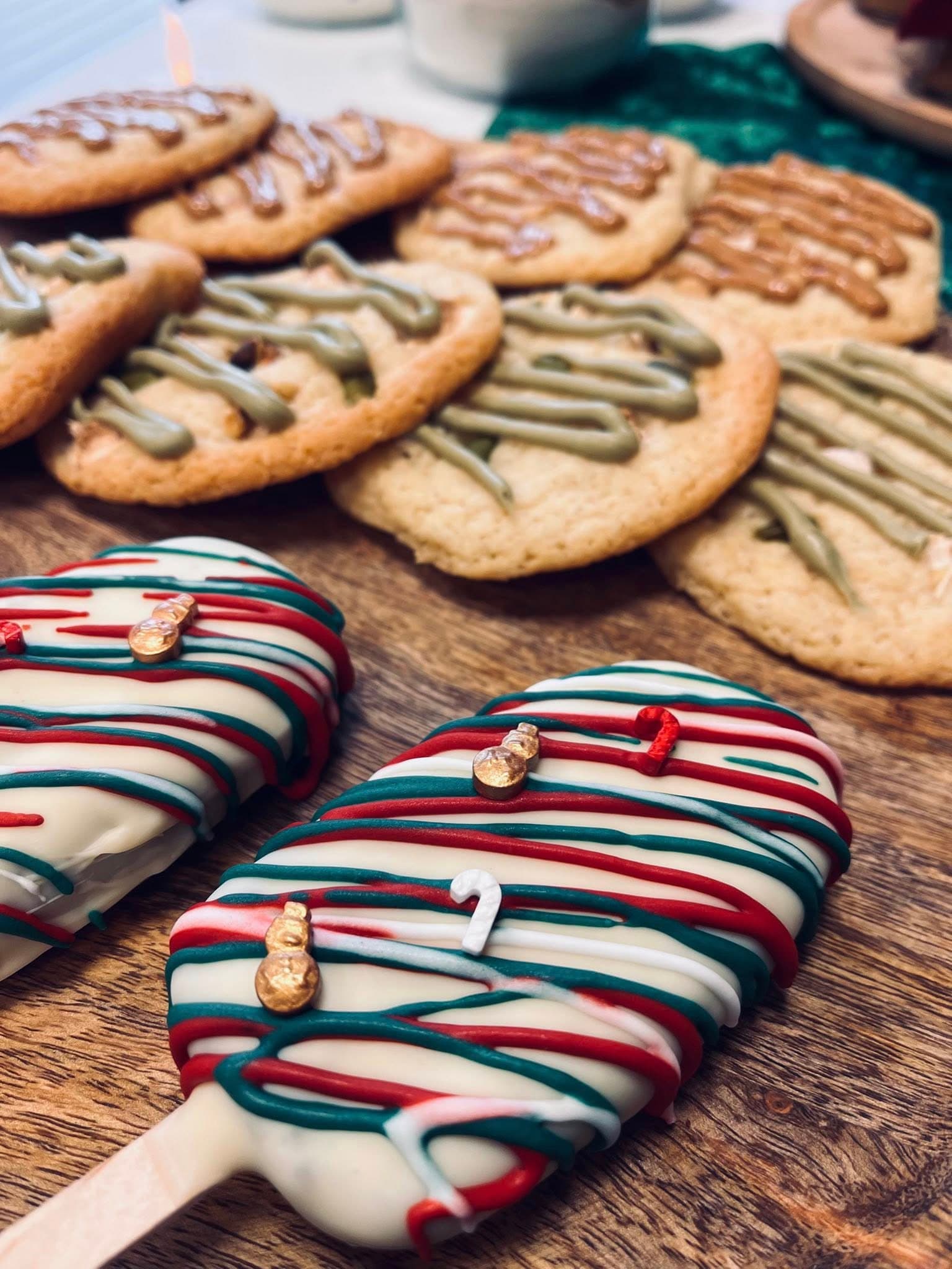 Cookies et sucettes chocolat